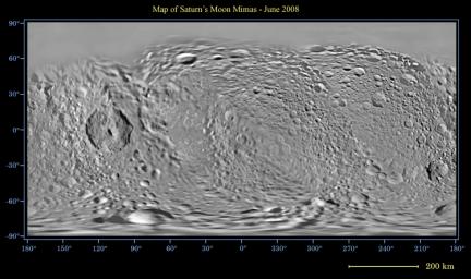 PIA11118: Map of Mimas - June 2008