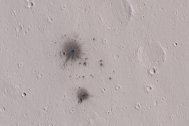 PIA11176: A Recent Cluster of Impacts