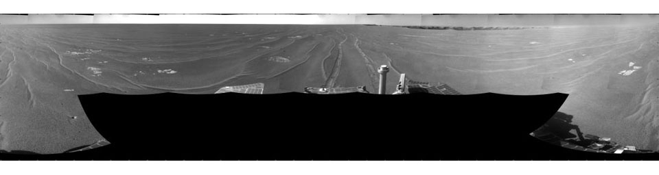 PIA11386: View from West of Victoria Crater, Sol 1664