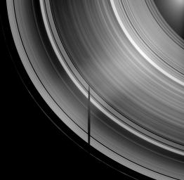 PIA11506: Tethys' Truncated Shadow