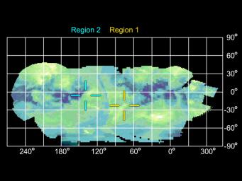 PIA11701: Infrared Map of Titan's Active Regions