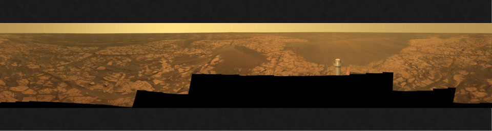 PIA11754: Full-Circle "Santorini" Panorama from Opportunity