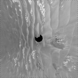 PIA12124: Opportunity's Surroundings After Backwards Drive, Sol 1850 (Vertical)