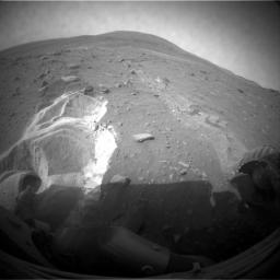 PIA12355: Spirit's Wheels Digging into Soft Ground, Sol 1899