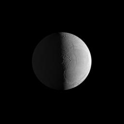 PIA12719: Elephant Skin Enceladus