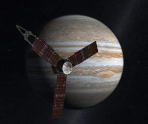 PIA13087: Juno Mission to Jupiter (2009 Artist's Concept )