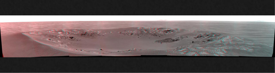 PIA13595: 'Intrepid' Crater on Mars (Stereo)