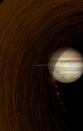 PIA13894: Comet Impact Into Jupiter (Artist's Concept)