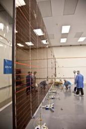 PIA13926: Juno Solar Panel Deployment Test