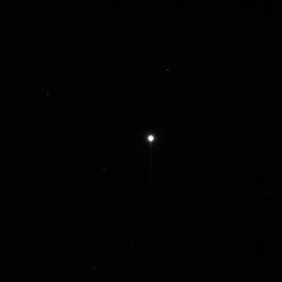PIA14117: Dawn's First Glimpse of Vesta -- Unprocessed