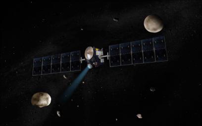 PIA14125: NASA's Dawn Spacecraft Headed for Vesta (Artist's Concept)