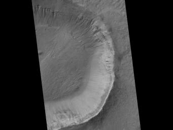 PIA14501: Gullies and Newly Identified Flow Features in Same Mars Crater
