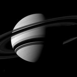 PIA14627: Angling Saturn
