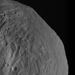 PIA14791: Mountains Rising Over Vesta's Equatorial Region
