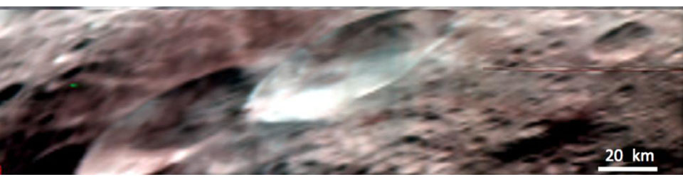 PIA14974: "Snowman Craters" in Simulated True Color