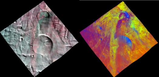 PIA15143: Fresh Impact Craters on Asteroid Vesta