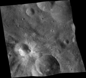 PIA15147: Crater Characteristics on Asteroid Vesta
