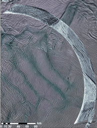 PIA15172: Southern Enceladus in Radar View