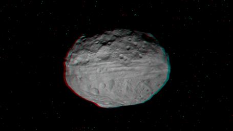 PIA15320: 3-D Image of Vesta's Eastern Hemisphere