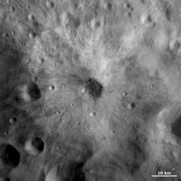 PIA15323: Crater with Dark and Bright Ejecta