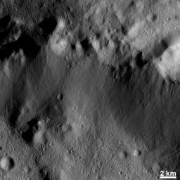 PIA15381: Mass Wasting on Steep Slopes
