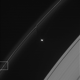 PIA15500: Glittering Trail in Saturn's F Ring