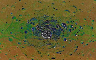 PIA15533: Permanent Shadows at Mercury's South Pole