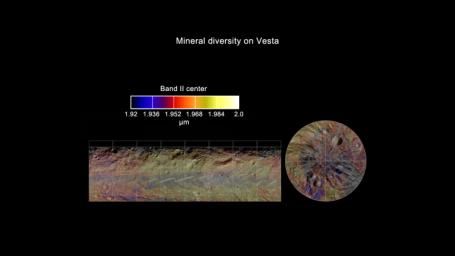 PIA15669: Global Mineral Map of Vesta