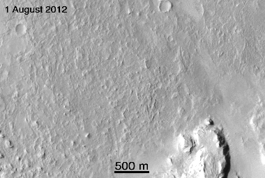 PIA16015: Ballasts Hitting the Surface, Close-Up (with arrows)