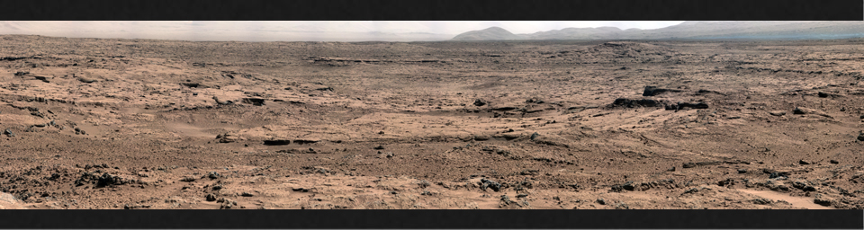 PIA16453: Panoramic View From 'Rocknest' Position of Curiosity Mars Rover