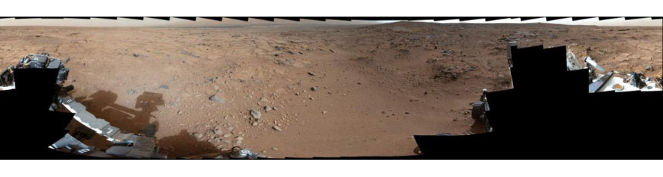PIA16563: Panoramic View From Near "Point Lake" in Gale Crater, Sol 106