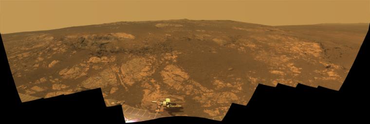 PIA16703: 'Matijevic Hill' Panorama for Rover's Ninth Anniversary