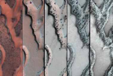 PIA16715: Seasonal Changes on Far-Northern Mars