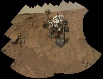 PIA16763: Curiosity Rover's Self Portrait at 'John Klein' Drilling Site
