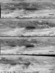 PIA16838: Vortices Bump into a Hot Spot in Jupiter's Atmosphere