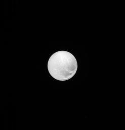 PIA17166: Dione, Face On