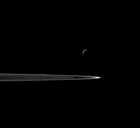 PIA17205: Departing Enceladus