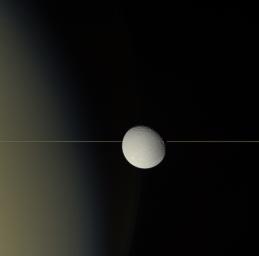 PIA17219: Dione on the Edge