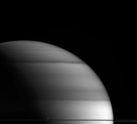 PIA18368: The Dew Drop of Saturn