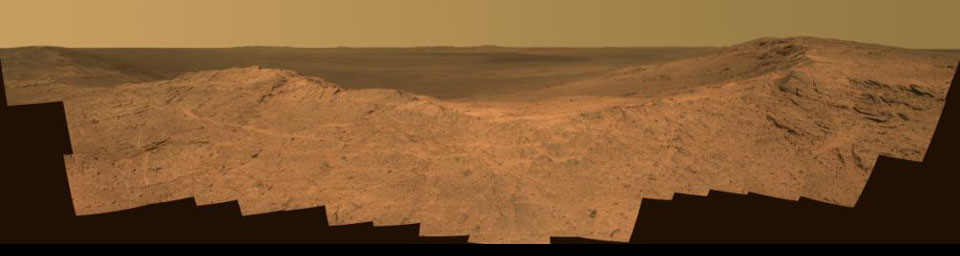 PIA18393: 'Pillinger Point' Overlooking Endeavour Crater on Mars