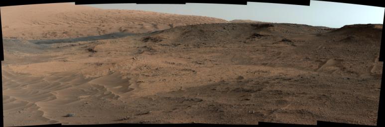 PIA18608: Curiosity Mars Rover's Approach to 'Pahrump Hills'