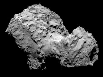 PIA18641: Rosetta's Comet from 177 Miles