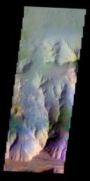 PIA19003: Coprates Chasma - False Color