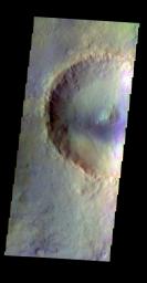 PIA19016: Crater - False Color