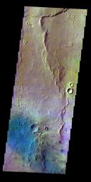 PIA19020: Gusev Crater - False Color