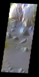 PIA19028: Ganges Chasma - False Color