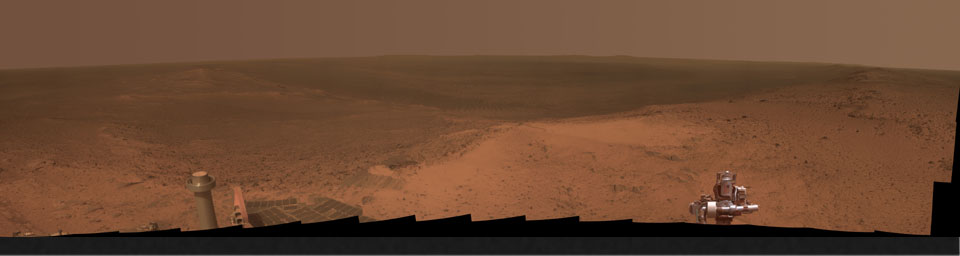 PIA19109: High Viewpoint for 11-Year-Old Rover Mission on Mars