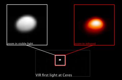 PIA19169: Ceres From Dawn, Visible and Infrared Light