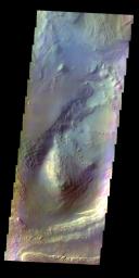PIA19214: Ganges Chasma - False Color