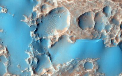 PIA19289: Pits in Hale Crater Ejecta